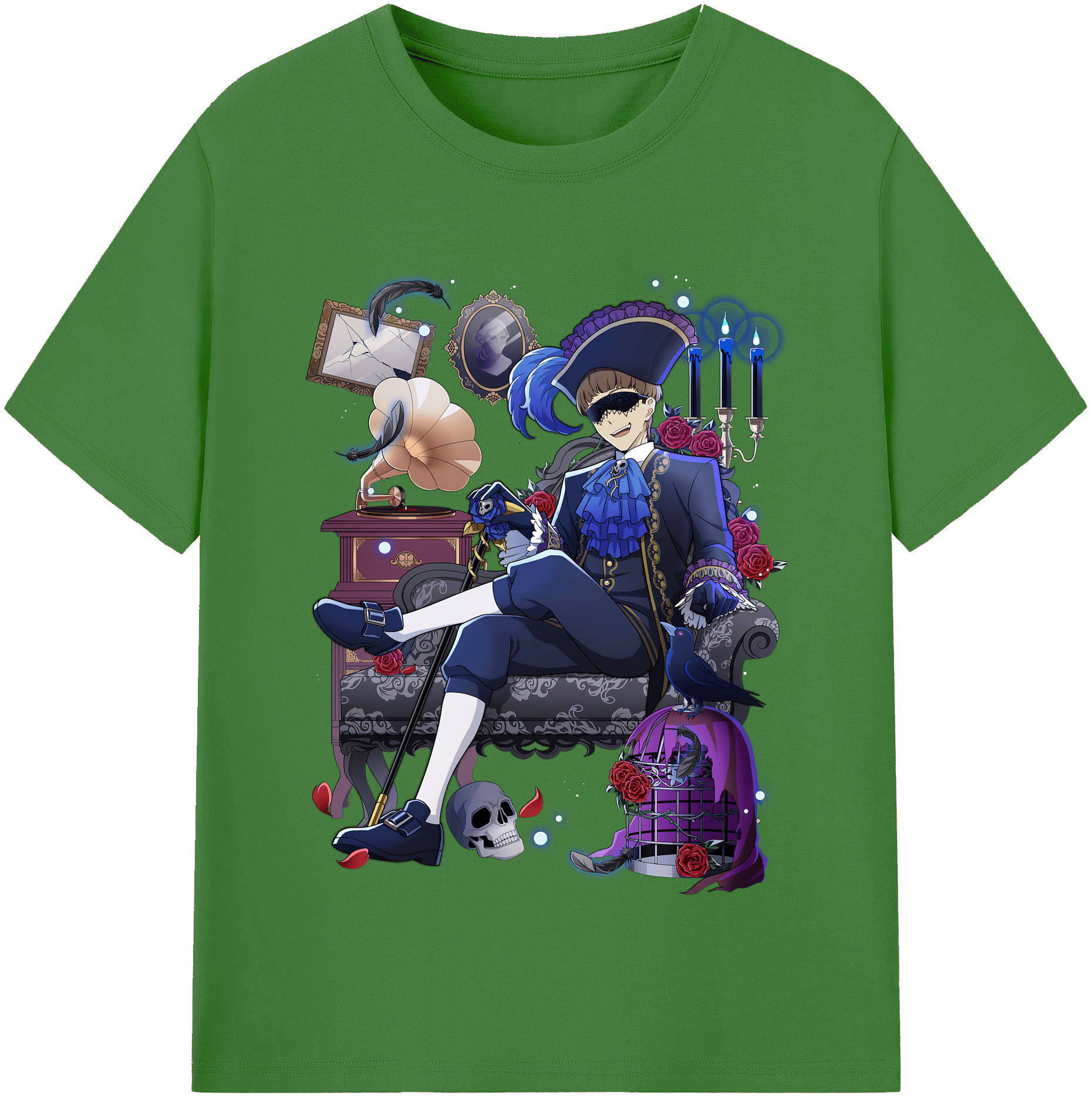 （画像用） 文豪ストレイドッグス Bungo Stray Dogs レディースカジュアルプリントTシャツ（綿100％）